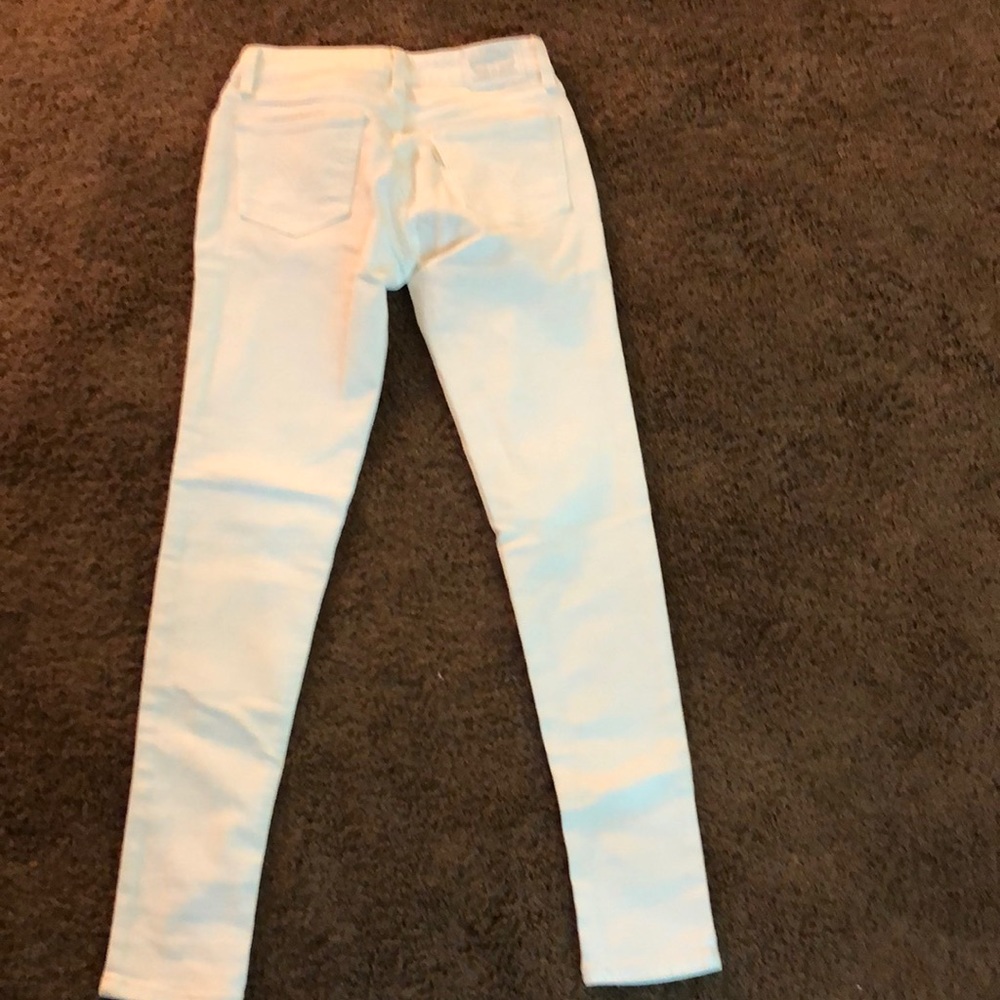 levis white skinny jeans